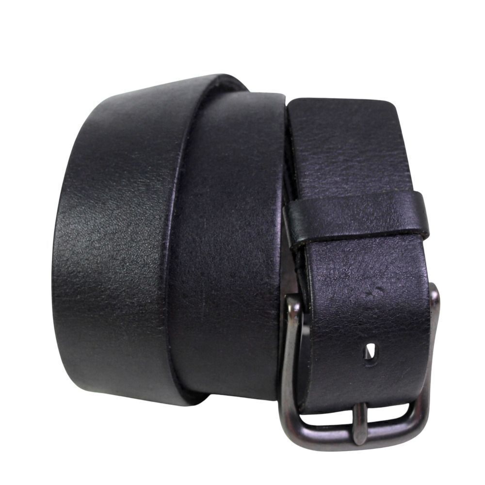 Fossil USA BLACK GENUINE LEATHER 1 1/2"Wd DRESS CASUAL MEN'S BELT Sz 36/90 (D41